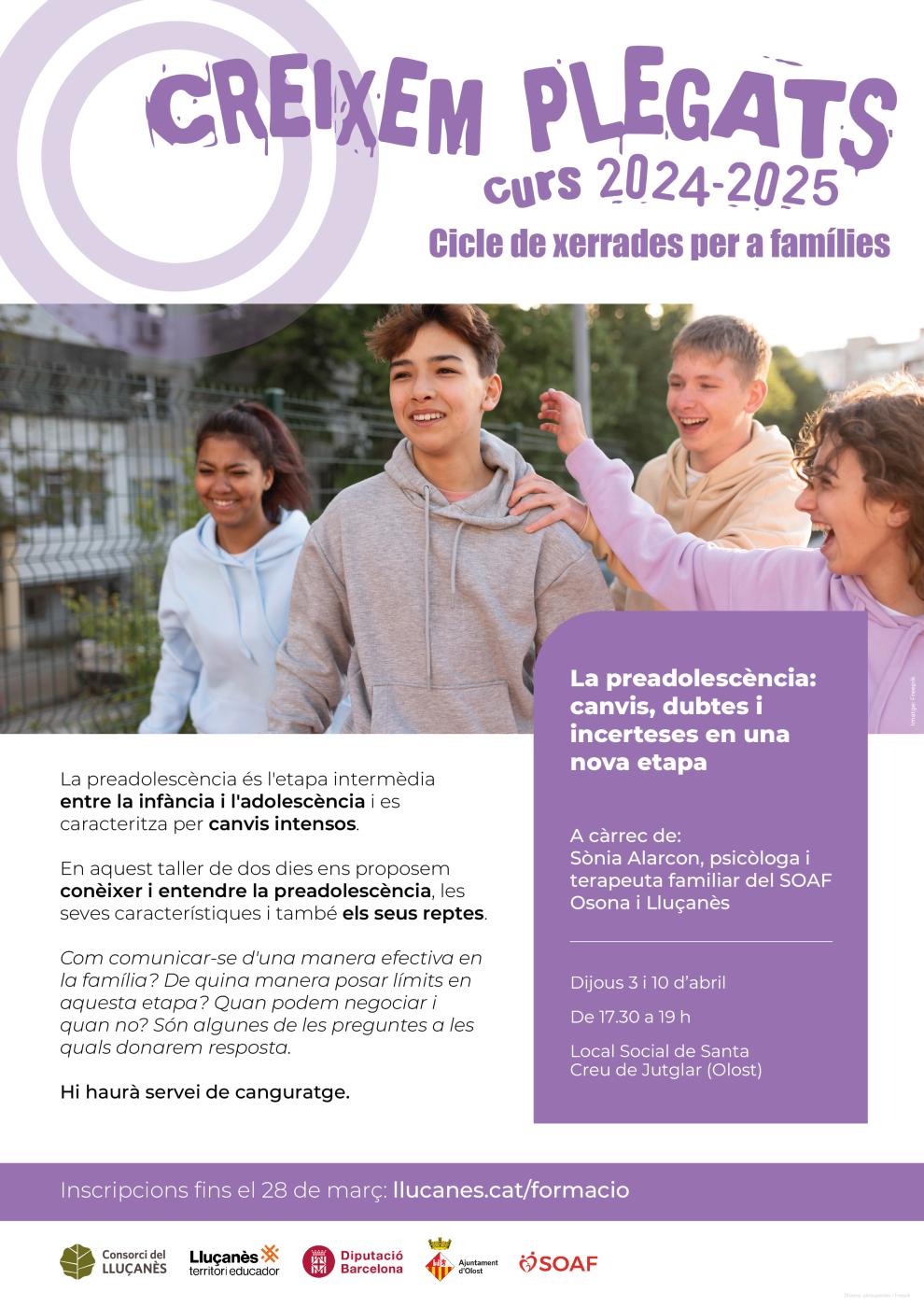 La preadolescència: canvis, dubtes i incerteses en una nova etapa
